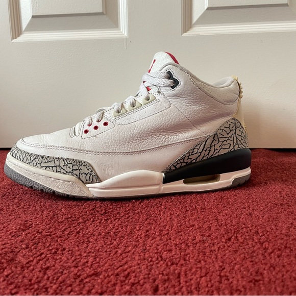 Vintage Jordan 3 Retro White Cement 2003 Size 10 - Picture 3 of 6